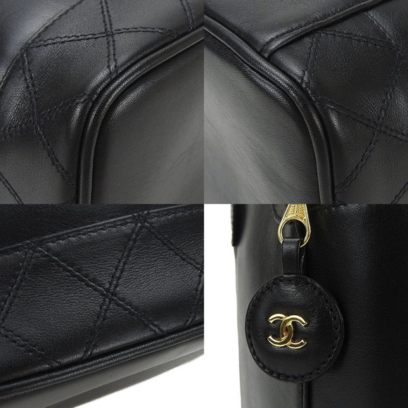 CHANEL Black Leather Pouch - Picture 5 of 7